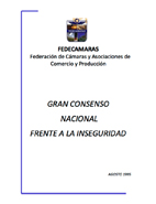 Consenso Nacional frente a la inseguridad – agosto 1995